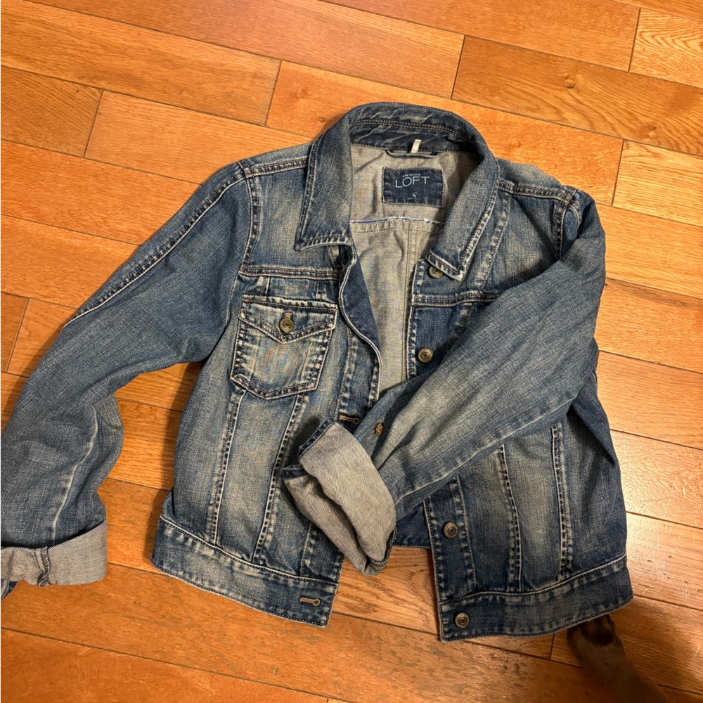 LOFT Blue Jean Jacket